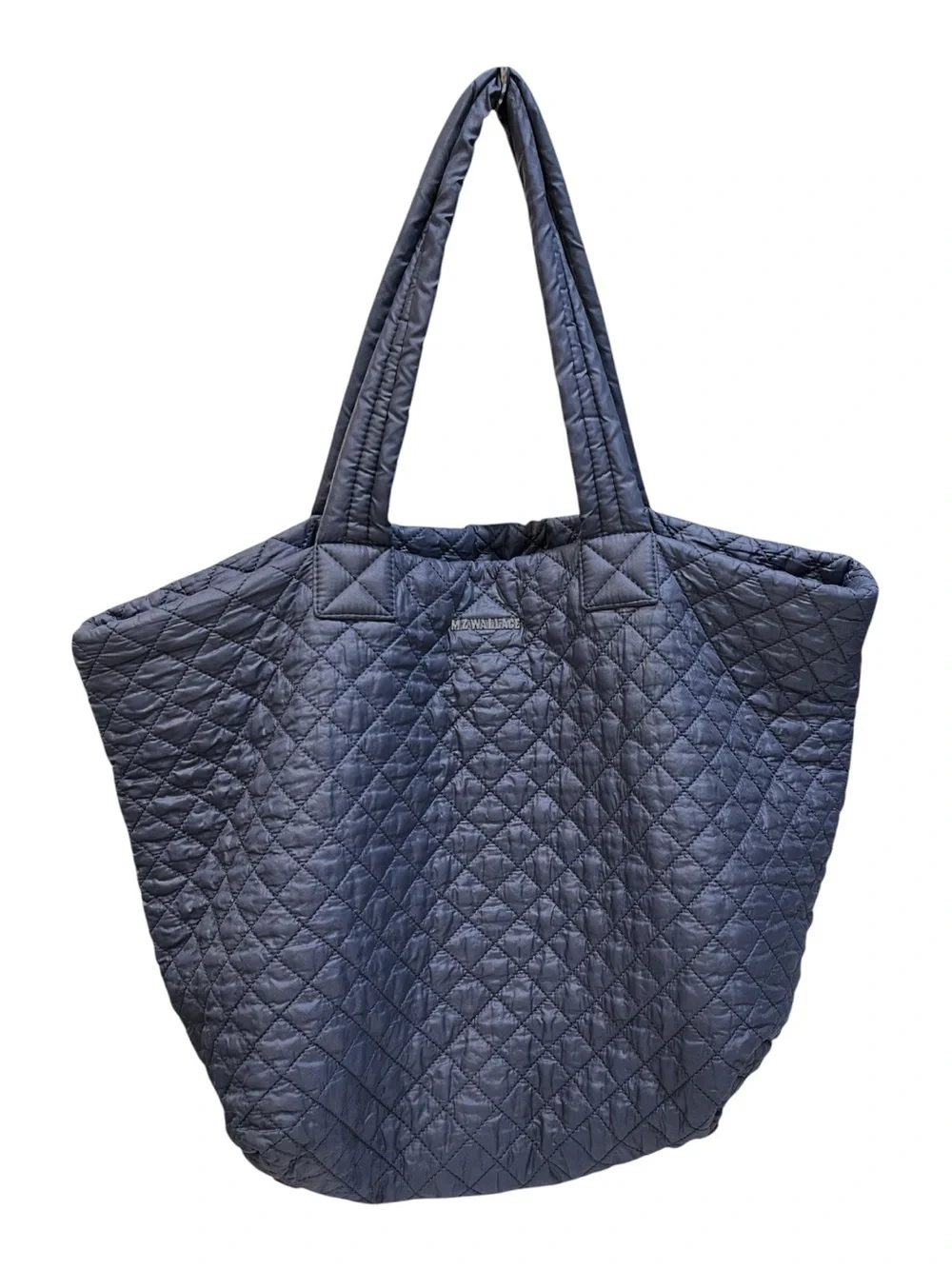 MZ Wallace Quilted Large Tote Bag Navy